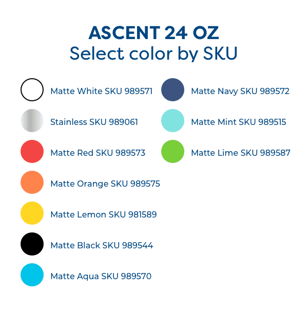 ascent 24 SKUs