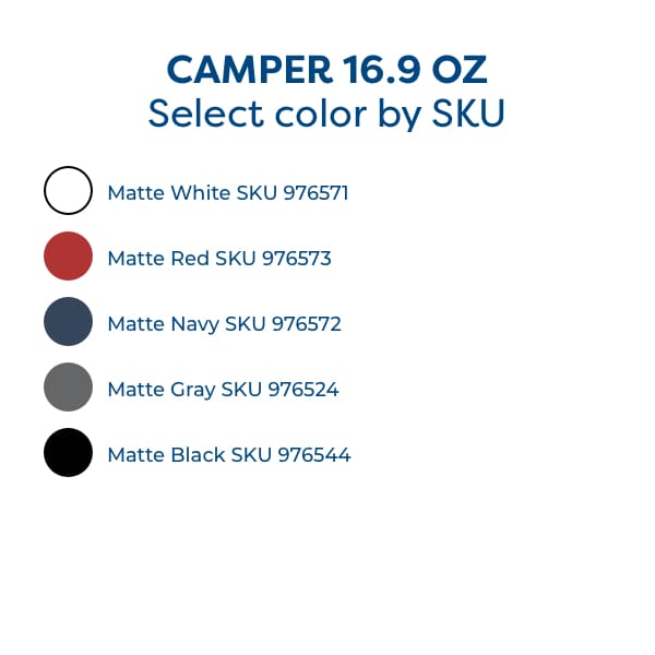 camper 16.9 SKUs