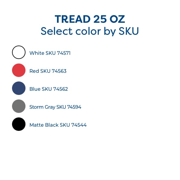 tread 25 SKUs