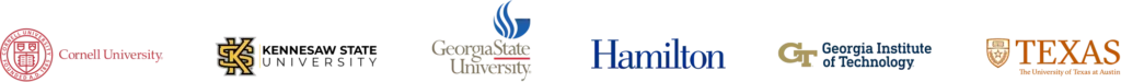 Logos of schools that have used Borrow